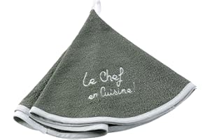 Douceur d'Intérieur Kitchen Linen, Cotton, Khaki, (0) 60 CM