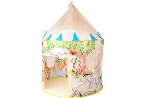 RELSY Winnie The Pooh Tent | Pop Up Tent For Kids | Artist Hand-Drawn Winnie The Pooh Kids Indoor & Outdoor Play House | 135 x 100cm