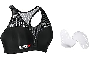 BRITX Ladies Chest Guard Female Chest Guard Protector Sports Bra, Karate Chest Guard, Taekwondo, Thai, Mma, Boxing, Kick Boxing Chest Guard