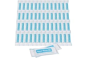 Snykes 2.7g*54 Packets Neti Pot Salt, Sinus Rinse Salt for Neti Pots, Individually Wrapped Nasal Rinse Salt, Sinus Relief Rinse Kit for Adult & Kid (54)