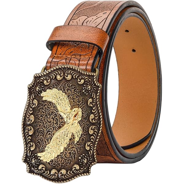 Western Cowboy Wildlife Wolf Double Color Belt Buckle Boucle De Ceinture