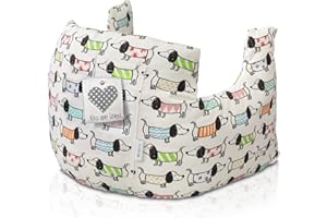 W&F HOME Breast Reduction Post Mastectomy Pillow After Breast Cancer Surgery Recovery, Tummy Tuck Post Surgery Supplies, C-Section Recovery I Chemo Breast Cancer Gifts for Women - Dachshund Dogs