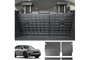 powoq Backrest Mat Compatible with 2023 2024 Honda HRV Trunk Mat TPE Back Seat Protector Replacement for 2023 2024 Honda HRV Accessories (2023-2024 HRV, Rear Backrest Mat)