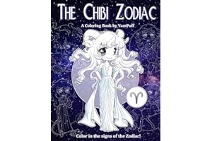 The Chibi Zodiac: A Kawaii Coloring Book by YamPuff featuring the Astrological Star Signs as Chibis