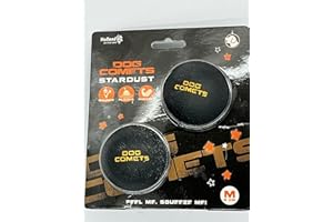 Dog Comets Pelotas De Juguete Para Perros Ball Stardust Black Orange M 2-Pack