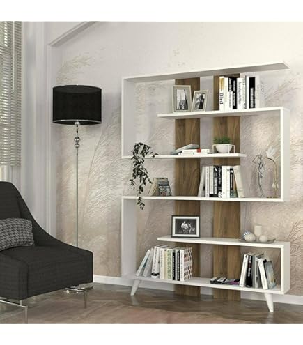 Libreria Gacrux 96x26x169 Cm - Scaffale Per Libri E Oggetti - Effetto Quercia - Foto 10