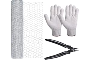 Hengda Rete Metallica Per Polli 0,5x10 M In Zincato, Filo Esagonale Per Recinzione Lepre, Rete - Foto 10