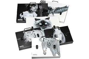 RiPlast 92841 Valigetta Polionda Animal Friends, 28 x 38 cm, Dorso 5 cm, Fantasie Assortite