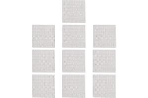 SENZEAL 10 Pezzi Fish Tank Plant Net Fish Tank Pavimentazione in Acciaio Inossidabile Moss Mat