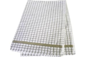 Samuel Lamont & Sons Poli-Dri Tea Towel Beige, Size 50cm x 70cm, 100% Cotton Terry Towelling, Ultra-Absorbent & Super Soft , Machine Washable, Beige, One Size