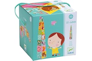 DJECO 10 CUBI IMPILABILI CARTONE FORESTA 86cm