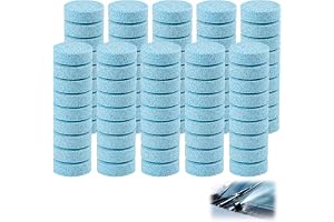 Hugfads 100-pack vindrutor rengöringsflikar, koncentrerade duschtabletter för effektiv bilvård, rengör och smörjer glas, mins