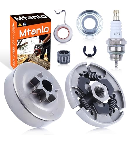 Kit Cuscinetto E Tamburo Frizione Per Motosega Stihl 020T, 020, MS200T, MS200 – Ricambio Completo In Metallo
