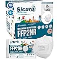 50 Mascherine FFP2 Certificate CE Made in Italy SICURA BFE ≥99% Mascherina Produzione italiana e Sanificata EN 149:2001+A1:20