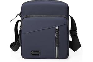 Wasarmir Sacoche Homme Bandouliere, Sacs à Bandoulière Crossbody Sac Homme et Femme, Petit Sac Bandoulière Homme Impermeable Pour Voyage, Randonnée et Sports D'extérieur