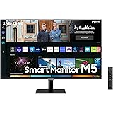 Samsung 32-Inch(80.13Cm) LED 1920 x 1080 Pixels, M5 FHD Smart Monitor, Speakers, Remote, 1 Billion Color, Smart TV apps, TV P