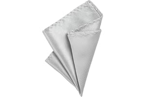 DonDon fazzoletto da taschino 21 x 21 cm per uomo adatto ad occasioni cerimoniali in colori diversi
