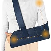 OrtoPrime BILATERAL Left and Right Arm Sling - Armrest Immobilizer Shoulder and Arm Comfort &ndash; Universal Adjustable Adult Slin