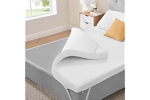 ORSHINAL Matratzen Topper 140x200cm, 6 cm Höhe Matratzentopper, Öko-TEX® Zertifiziert, aus Zwei Härtegrade H2&H3 Gel Memory Foam, Abnehmbaren und Waschbaren Bezug, Geeignet für Boxspringbett, Schlafsofas