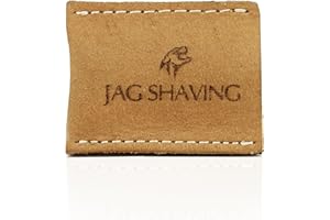 HARYALI LONDON Leather Safety Razor Case – Genuine Leather Travel Safety Razor Cover – Double Edge Razor Case for Men & Women – Handmade Protective Razor Head Cover for Travel