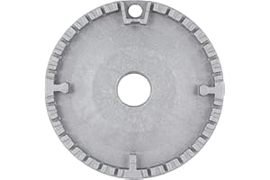 BlissfulAbode Gasherd Brenner Feuerverteiler Aluminium Ersatzteile für Sabaf Küche Kochfeld 47 mm 68 mm 94 mm 125 mm Silber (#100)