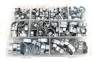 STANFORD Juego de abrazaderas para 2 orejas, 175 piezas, de acero