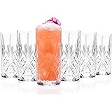 RCR 25766020006 Melodia Luxion Crystal Hi-Ball Cocktail Water Tumblers Glasses, Set of 6, 360 ml, Made in Italy, Dishwasher S