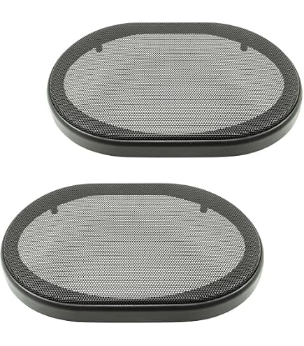 Grilles De Haut-Parleurs 2 Pouces – Lot De 4 Avec Vis, Ton Argent/Noir, Pour Voiture Ou DIY
