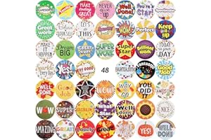 MicButty 3000pcs Autocollants de Motivation pour Enfants 6 Rouleaux Teacher Reward Stickers Encouragement Sticker Autocollants de Récompense pour Scolaires Salle de Classe Autocollants d'encouragement