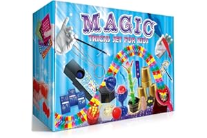 Heyzeibo Magic Kit - Upgarde Magic Set with Magic Wand, Magic Tricks Bag, Step-By-Step Instruction and More Magic Props for Kids, Beginners, Adult