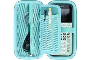Peyyargo Dur Étui de Protection Compatible avec Texas Instruments TI-83 Premium CE/TI 82/TI-NSPIRE CX II-T/TI-30 ECO RS/TI-84 Plus CE-T/TI-Nspire CX Cas Calculatrice Graphique