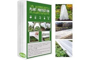 Vegamall 1.6 * 5m 30gsm Voile Hivernage Plante Exterieur Voile d Hivernage pour Plantes Exterieur Voile D'hivernage pour la D'intérieur et D'extérieur Protection des Plantes