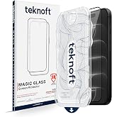 Teknoft iPhone 18 Pro / 17 Pro ile Uyumlu Otomatik Hizalama Aparatlı Takılırken Toz Toplama &Ouml;zellikli Ekstra G&uuml;&ccedil;lendirilmiş L
