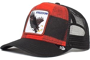 Goorin Bros. Jeden rozmiar The Farm oryginalna regulowana czapka typu trucker snapback, czarna