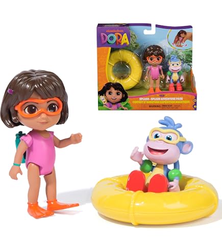 Dora – Boîte Métal 28 Dominos – Personnages Explorateurs – Jeu D’équilibre Et Réflexion – Dès 4 Ans