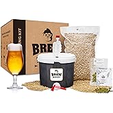 Brew Monkey® Bierbrauset Helles | Basic Set 5 Liter Bier | 6,4% Vol. | Bier Brauen Set | Männergeschenke | Bier Geschenke für