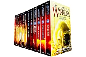 Conjunto de colección de libros Warrior Cats, volúmenes 13 a 24 (la tercera serie completa (Warriors: Power of Three, volúmenes 13 a 18) y la cuarta serie completa (Warriors: Omen Of The Stars, volúm
