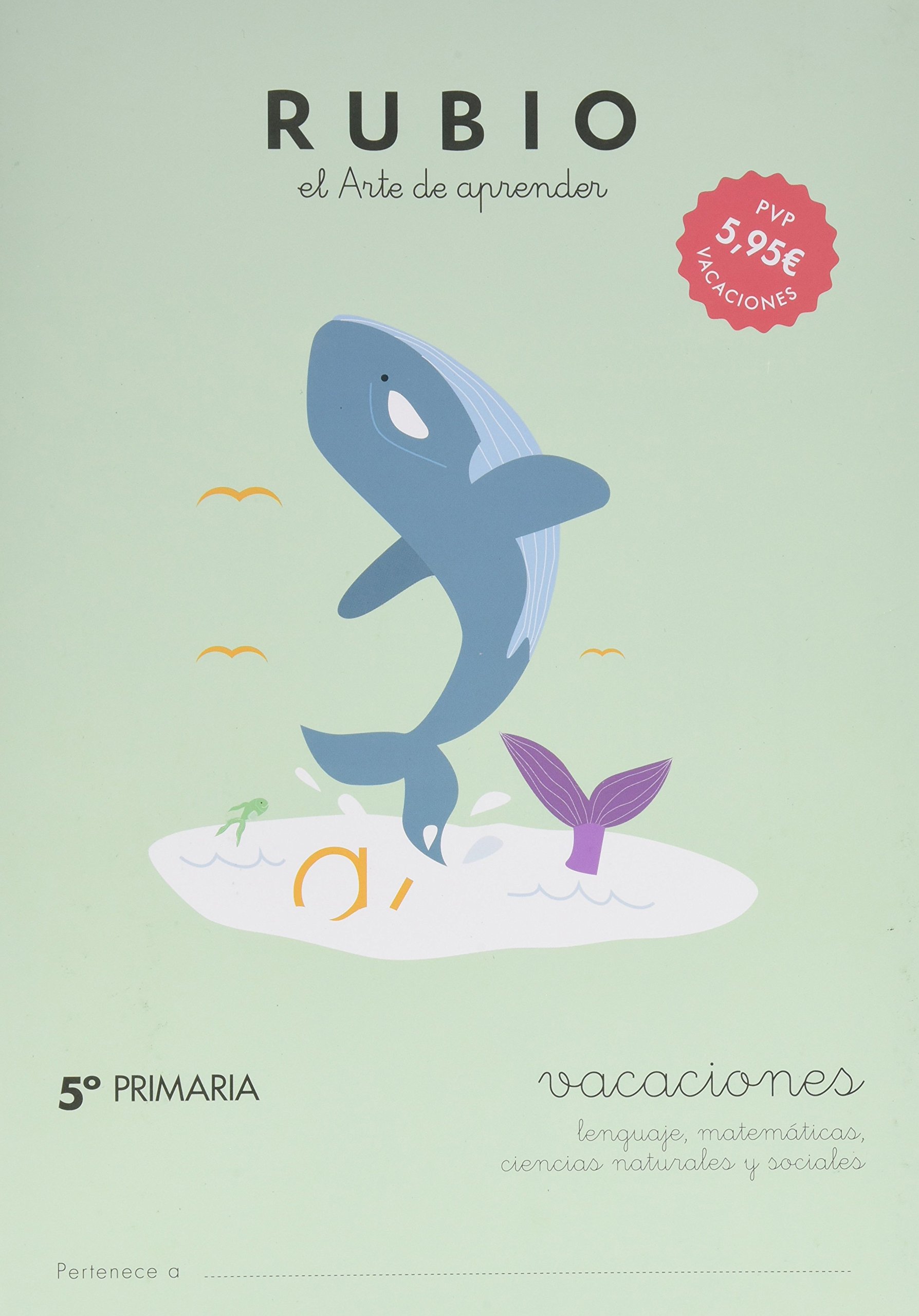 Cuaderno Rubio A4 Vacaciones 5 Primaria