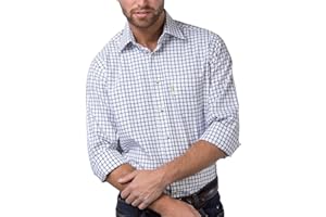 Rydale Men's Classic Country Check Shirts Outdoor Work Long Sleeved Gents Shirt
