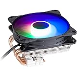 GOLDEN FIELD Z100 CPU Cooler, 4 Heatpipes Heatsink, 120mm LED Cooling Fan Radiator for Intel AMD Socket