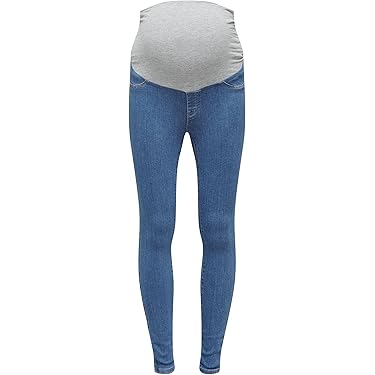 FEOYA Zwangerschapsjeans voor vrouwen, casual losse wijde pijpen, denim