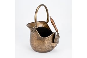 Inglenook Antique Brass Effect Coal Bucket with Shovel #ING003