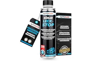 ‎AUTOGAR AUTOGAR® Kühler Leck Stop 250ml - Dichtet Mikrorisse & Haarrisse im Kühlsystem zuverlässig ab - Ohne Verstopfung - Für alle Kühlmittel G11, G12, G13 - Motorschutz vor Überhitzung