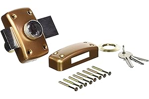 BRICARD 1209 in Eco 5-pinowy zamek cylindryczny 40 mm średnica 23 mm, złoty