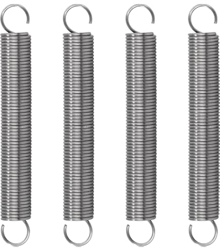 10x Zugfedern 1x6x25 Mm – Federstahl Mit Haken, Für Möbel & Haushaltsgeräte