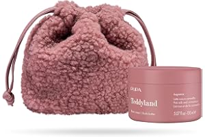 Pupa Burro Corpo al Latte Rosa e Cannella Linea Teddyland, Idea Regalo - Kit Crema di Burro Corpo Perfetta Idratazione + Beauty Tessuto Teddy (Latte Rosa e Cannella, 150ml)