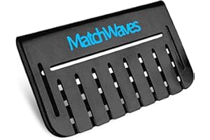 Matchwaves Blackstone Grease Gate for Blackstone Griddle Guard, Food Blocker Mesh Screen to Goalie Food from Falling into Rear Grease Trap Cup - Black - 1 Pack
