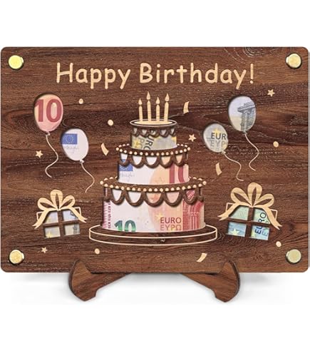 Cadeau D'argent Pour 18 Ans Cadeau D'argent Cadeaux En Bois