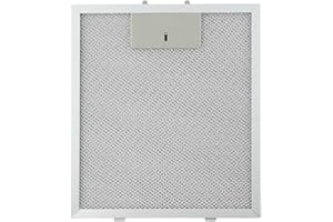 JUMPLUSHION Filtro de campana de acero inoxidable de 23 x 26 cm de repuesto para campana extractora de grasa de metal, filtro de ventilación de grasa de cocina, filtro de grasa de metal, piezas de campana de