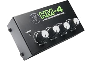 MACKIE Hm-4 Amplificatore per Cuffie a 4 Canali con Ingresso Stereo e Controllo di Livello Individuale
